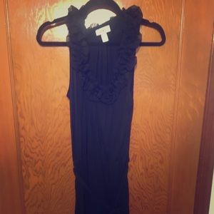 Loft flower neck dress